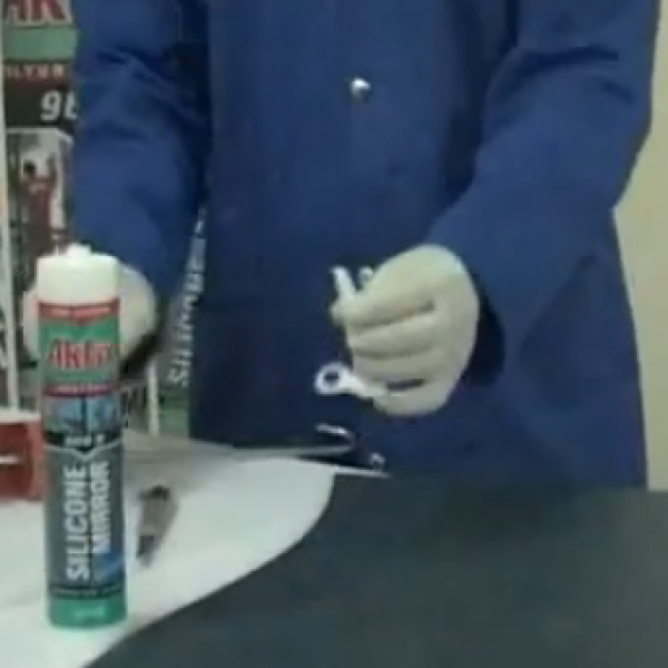 AKFIX 900N Ayna Silikonu Uygulama Videosu